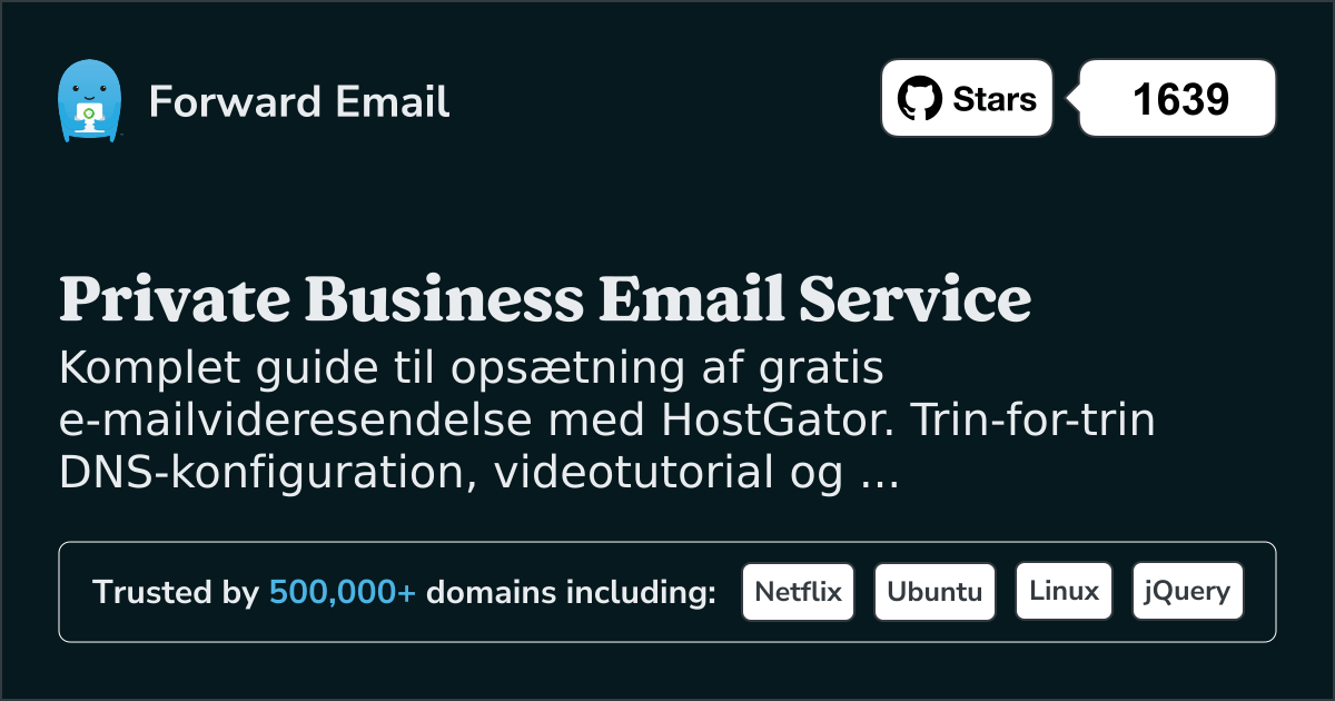 Sådan opsætter du e-mail med HostGator