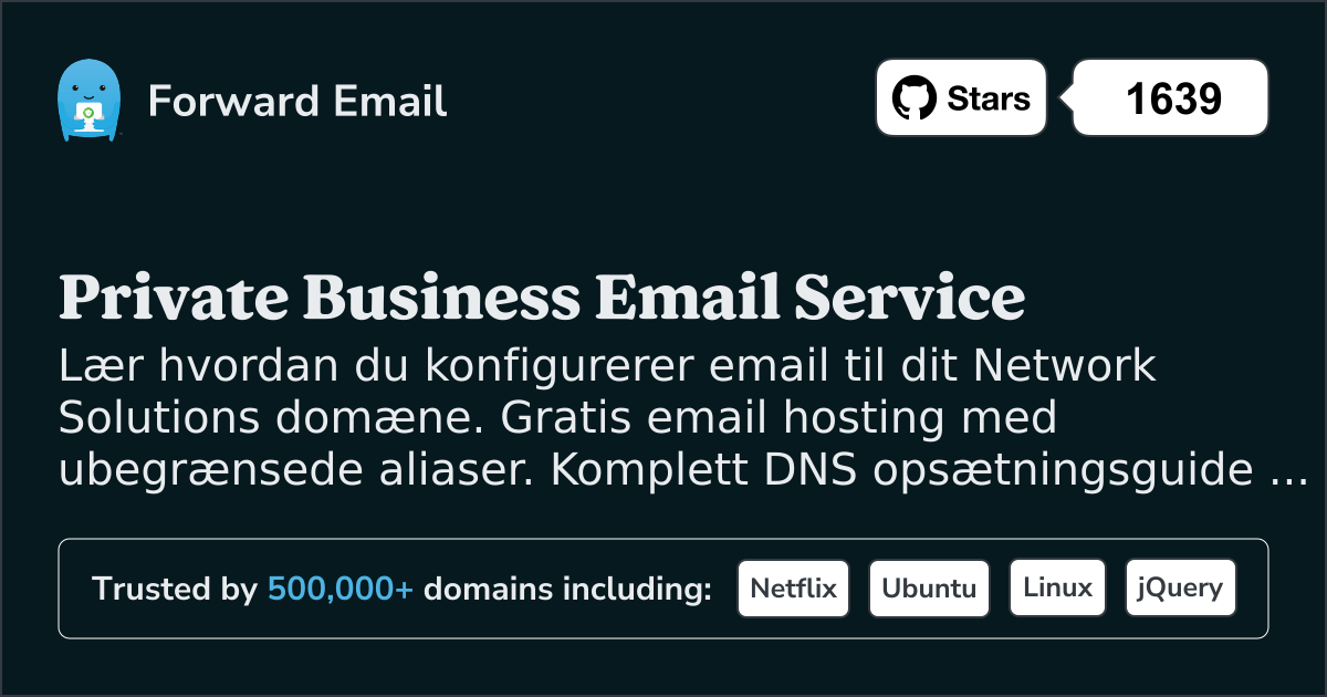 Sådan opsætter du e-mail med Network Solutions