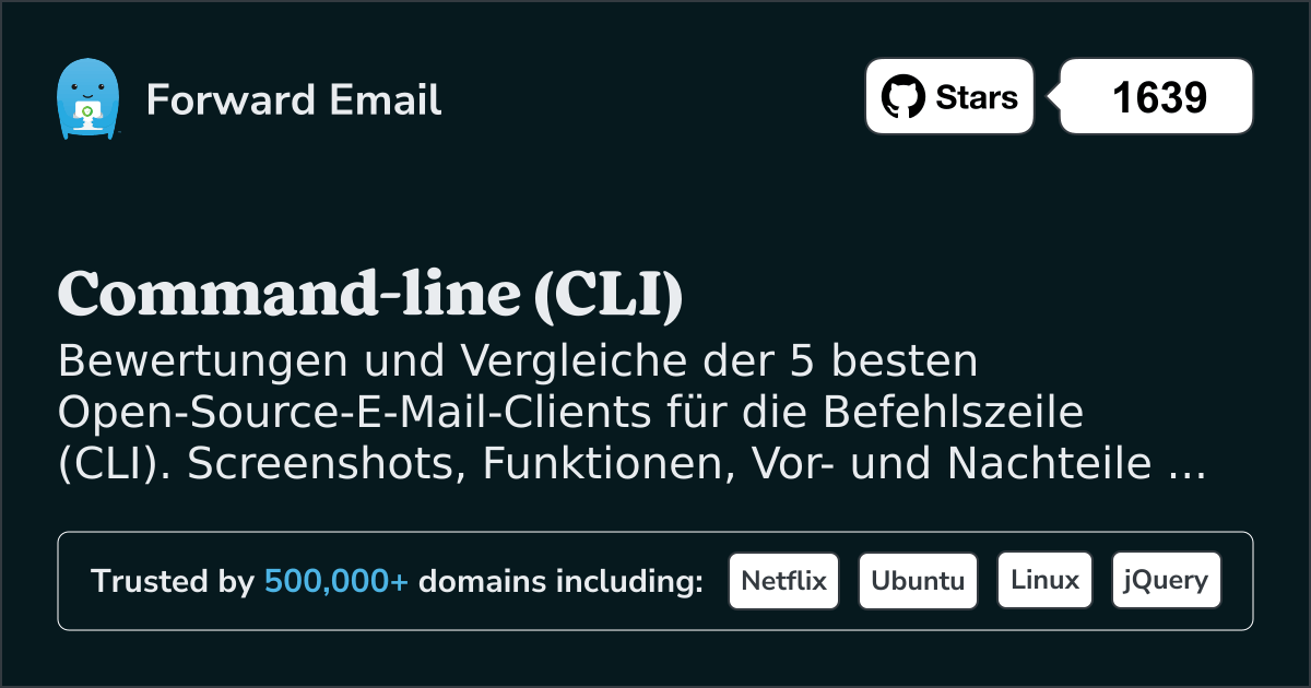 5 Top Open-Source-E-Mail-Clients für Command-line (CLI) 2026