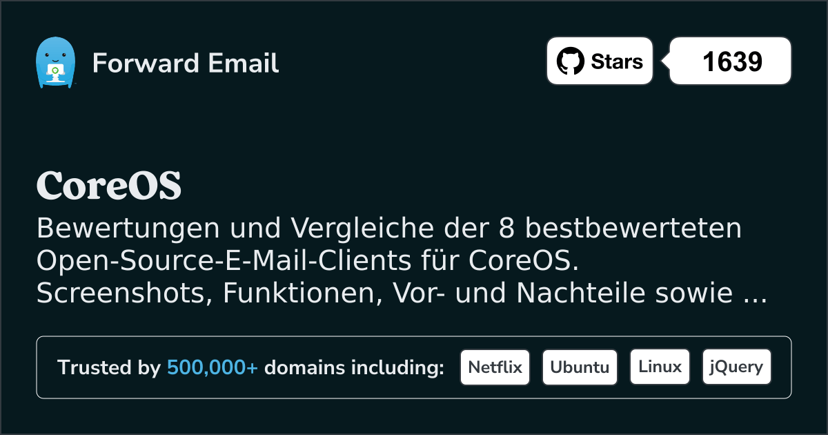 8 Top-bewertete Open-Source-E-Mail-Clients für CoreOS 2026