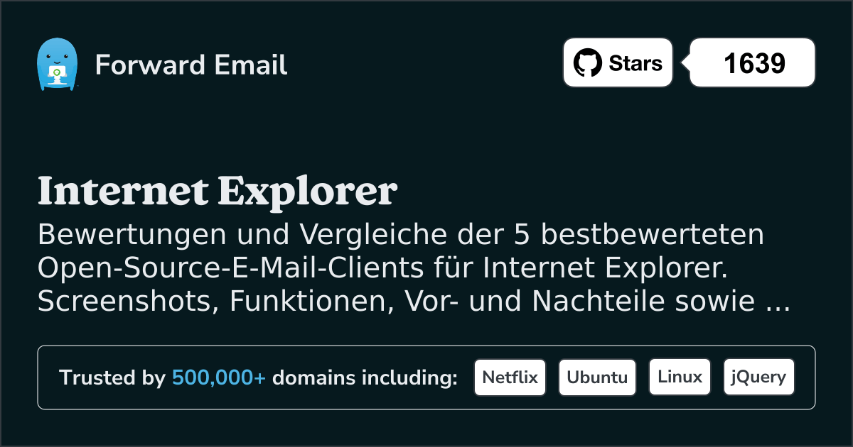 5 Bestbewertete Open Source E-Mail-Clients für Internet Explorer 2026
