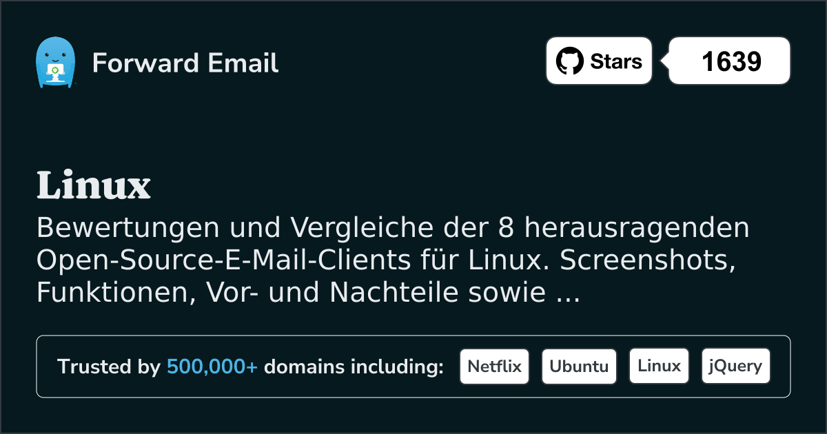 8 Hervorragende Open Source E-Mail-Clients für Linux 2026