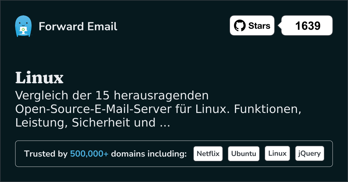15 Hervorragende Open Source E-Mail-Server für Linux 2026