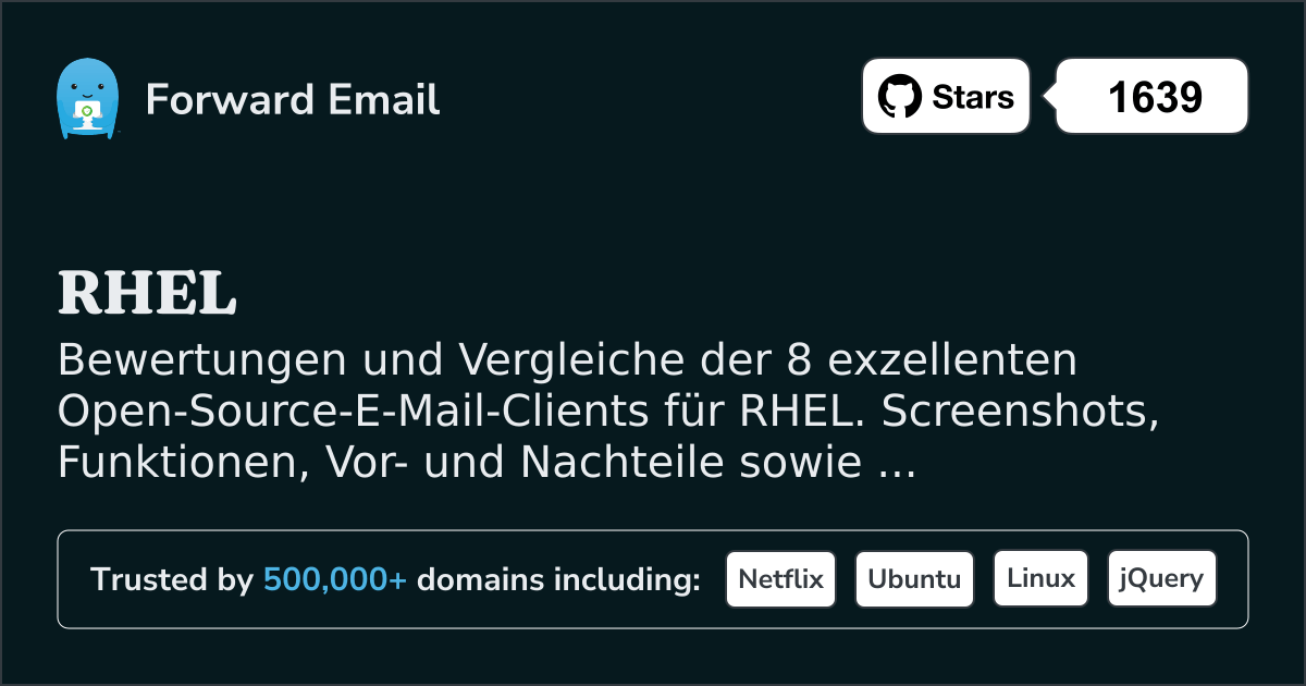 8 ausgezeichnete Open-Source-E-Mail-Clients für RHEL 2026
