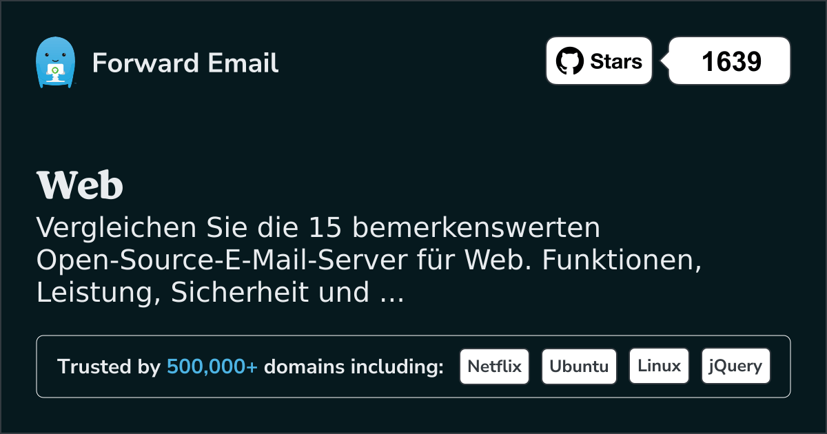 15 Bemerkenswerte Open Source E-Mail-Server für Web 2026