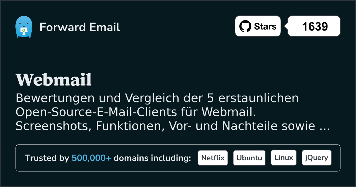 5 Erstaunliche Open Source E-Mail-Clients für Webmail 2026