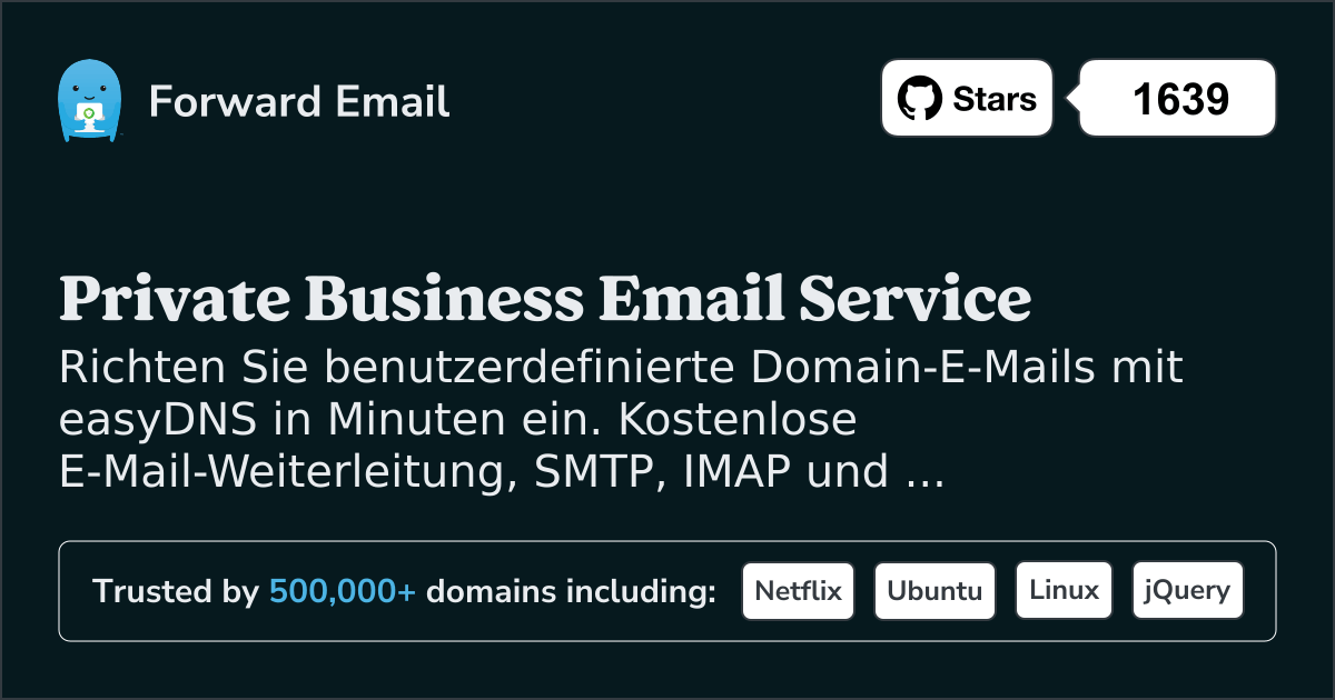 So richten Sie E-Mail mit easyDNS ein