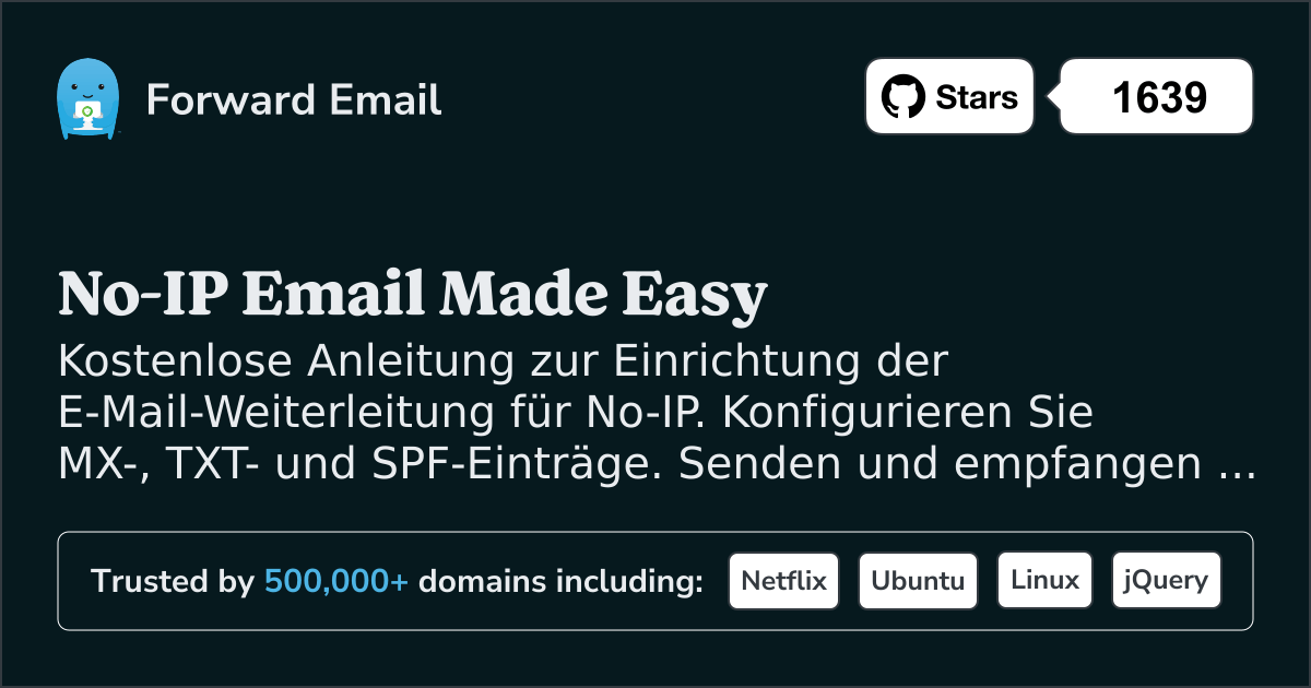 So richten Sie E-Mail mit No-IP ein