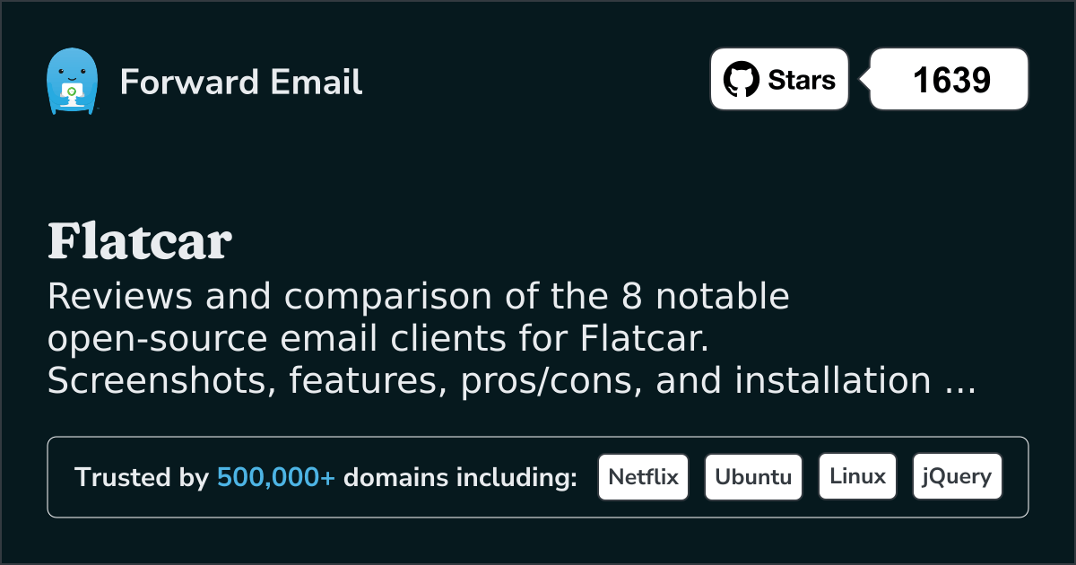 8 Notable Open Source Email Clients for Flatcar 2026