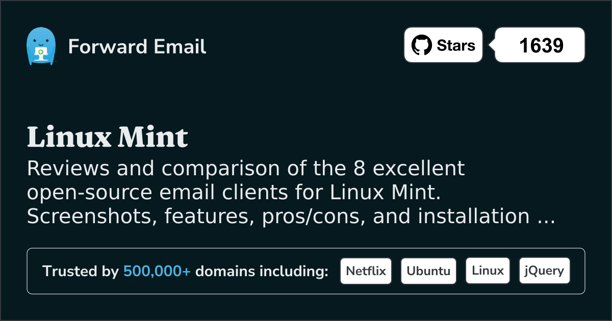 8 Excellent Open Source Email Clients for Linux Mint 2026