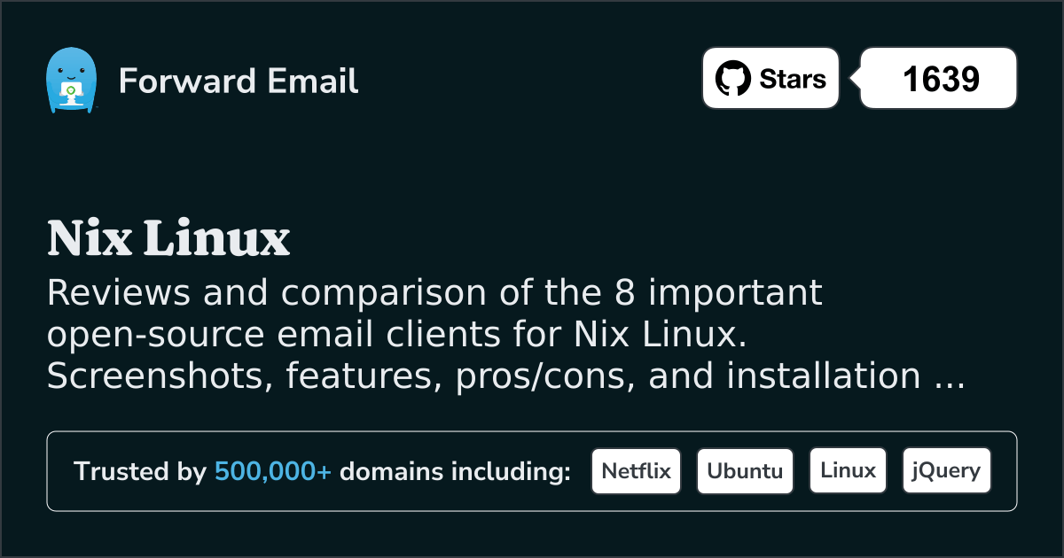 8 Important Open Source Email Clients for Nix Linux 2026