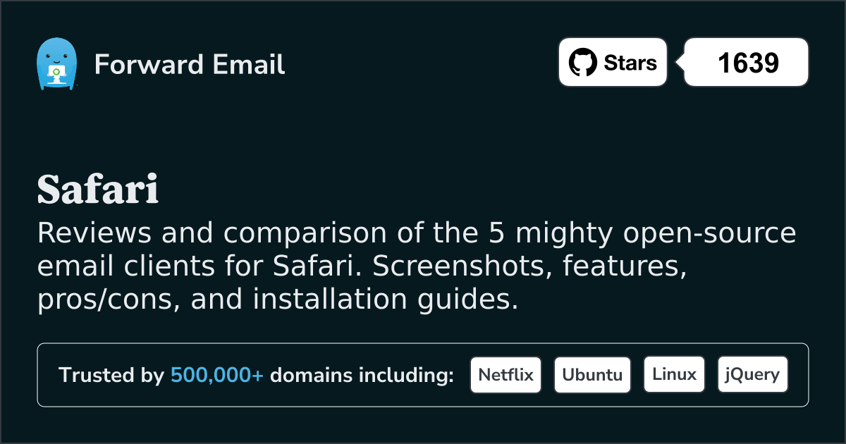 5 Mighty Open Source Email Clients for Safari 2026
