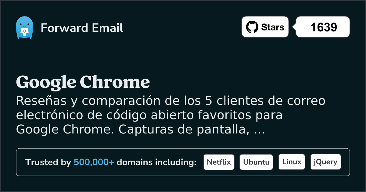 5 Clientes de Correo Electrónico de Código Abierto Favoritos para Google Chrome 2026