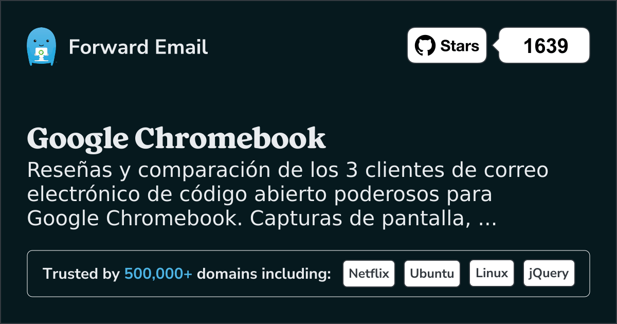3 Poderosos Clientes de Correo Electrónico de Código Abierto para Google Chromebook 2026