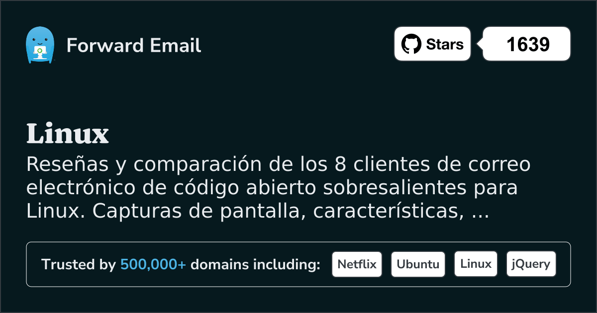 8 Sobresalientes Clientes de Correo Electrónico de Código Abierto para Linux 2026