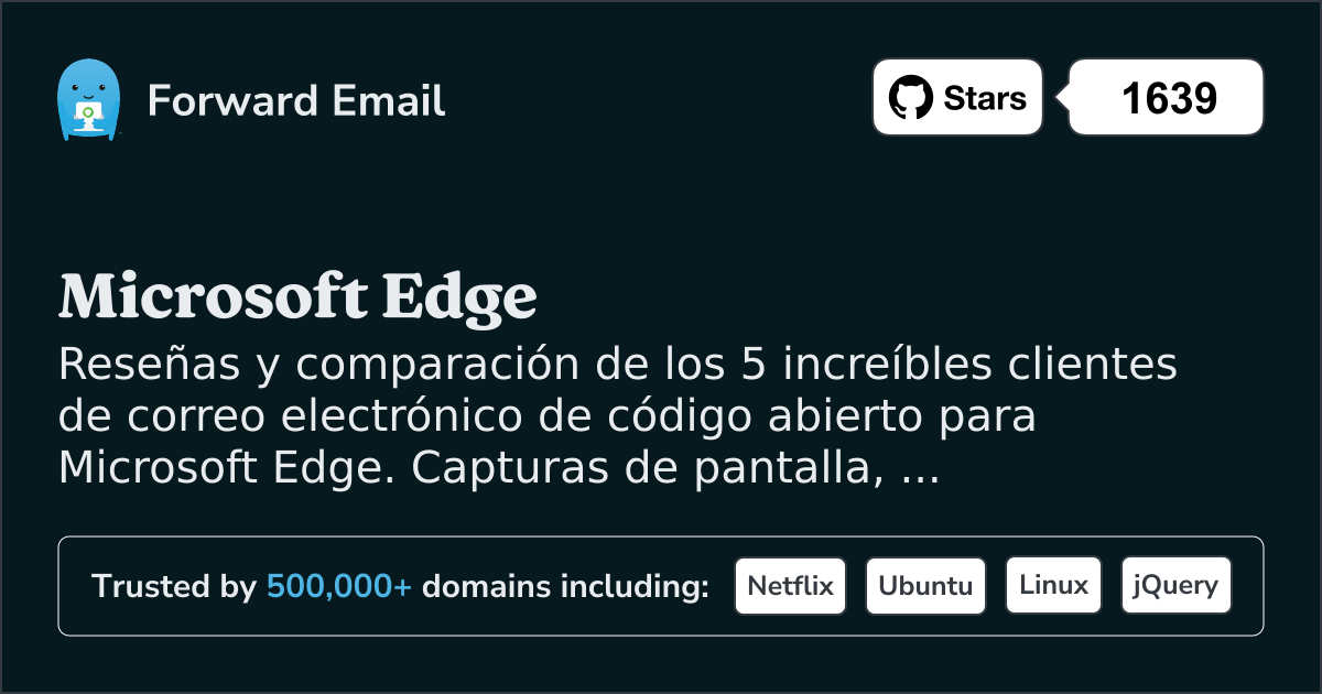 5 Asombrosos Clientes de Correo Electrónico de Código Abierto para Microsoft Edge 2026