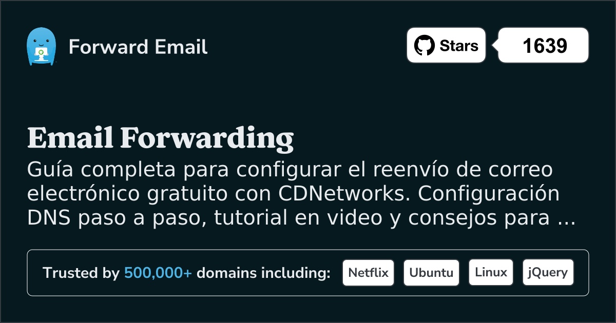 Cómo configurar el correo electrónico con CDNetworks