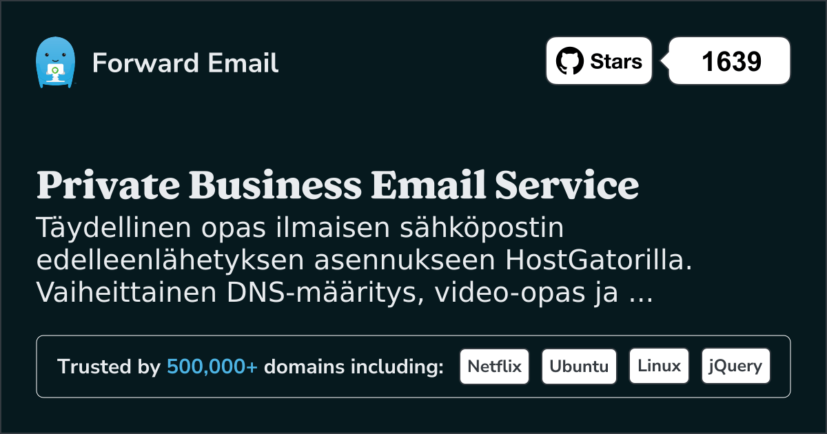 Sähköpostin määrittäminen HostGator