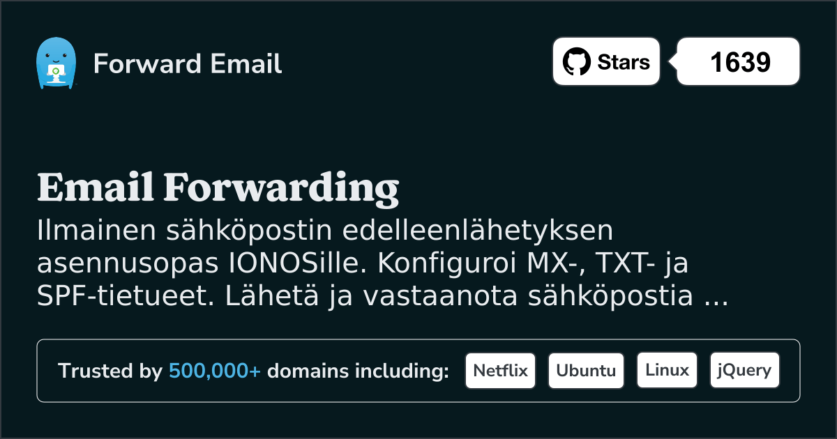 Sähköpostin määrittäminen IONOS