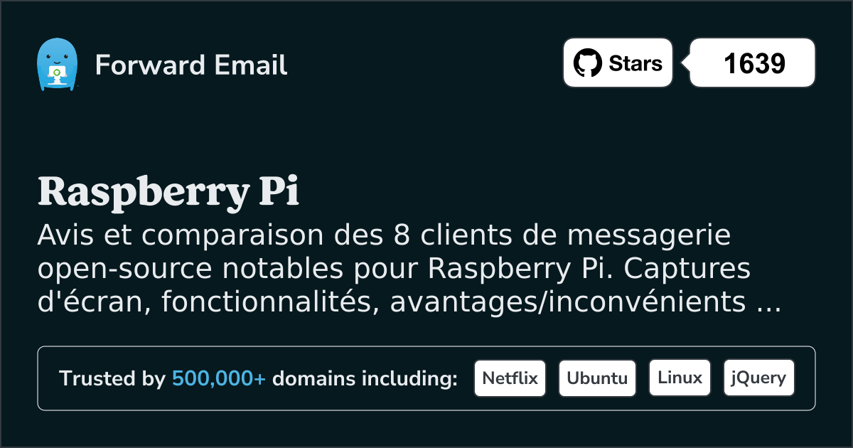8 Clients de messagerie open source remarquables pour Raspberry Pi 2026