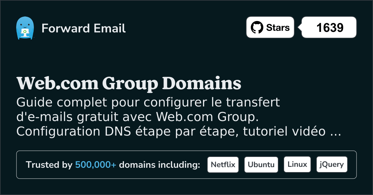 Comment configurer la messagerie électronique avec Web.com Group
