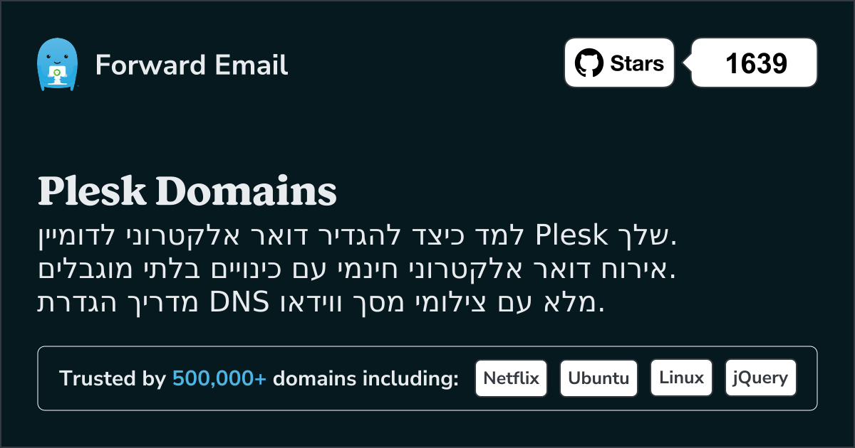 כיצד להגדיר דוא"ל עם Plesk