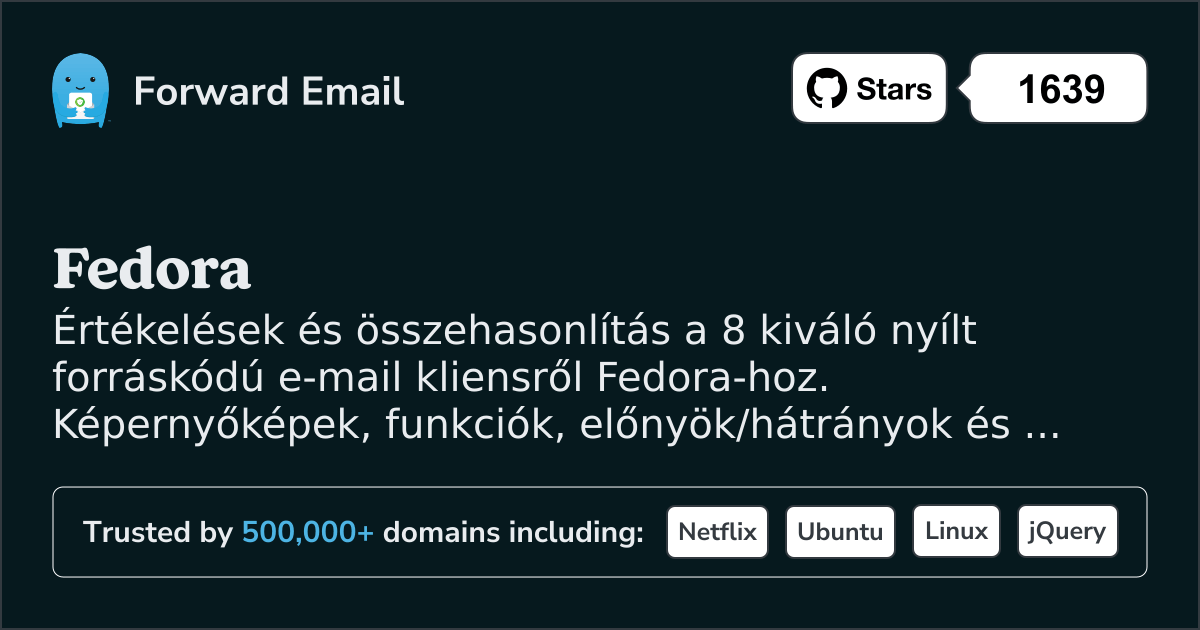 8 kiváló nyílt forráskódú e-mail kliens Fedora 2026-hoz