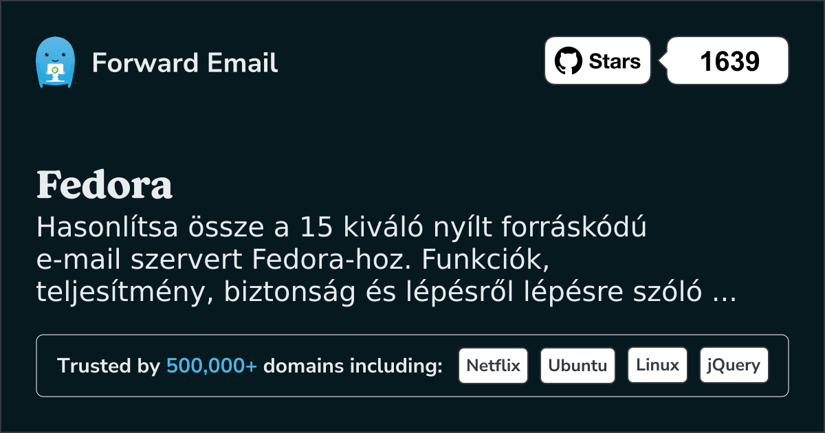 15 kiváló nyílt forráskódú e-mail szerver Fedora 2026-hoz