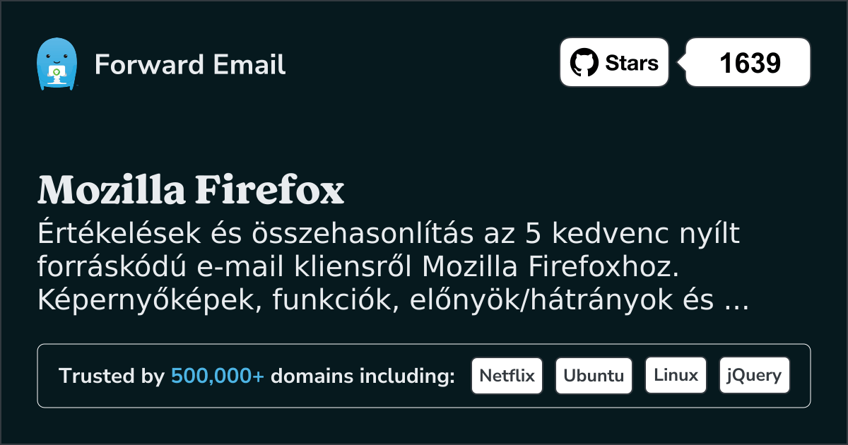 5 Kedvenc Nyílt Forráskódú E-mail Kliens a Mozilla Firefox 2026-hoz