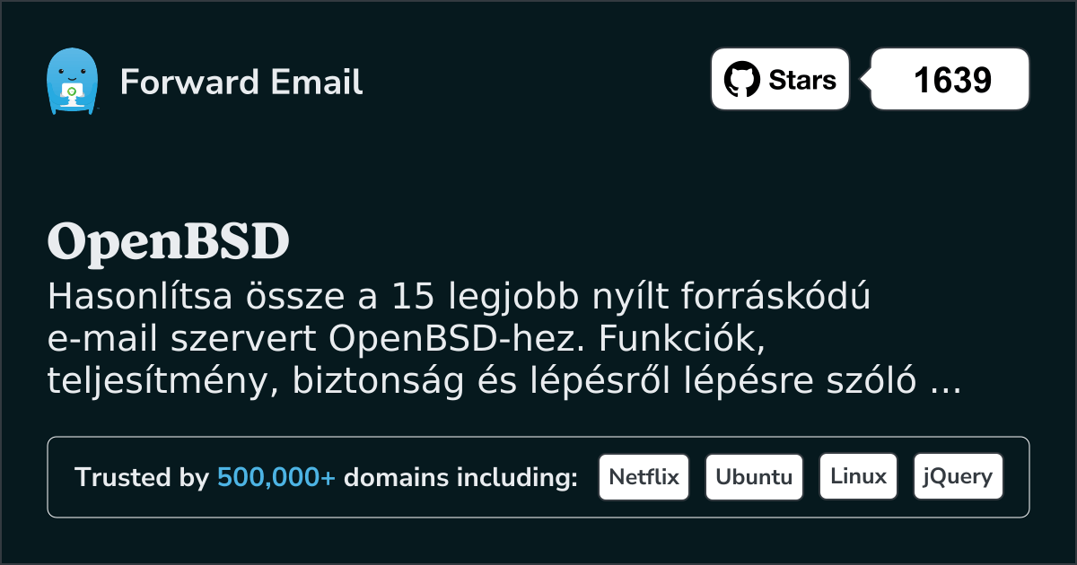 15 Legfelsőbb Nyílt Forráskódú E-mail Szerver az OpenBSD 2026-hoz