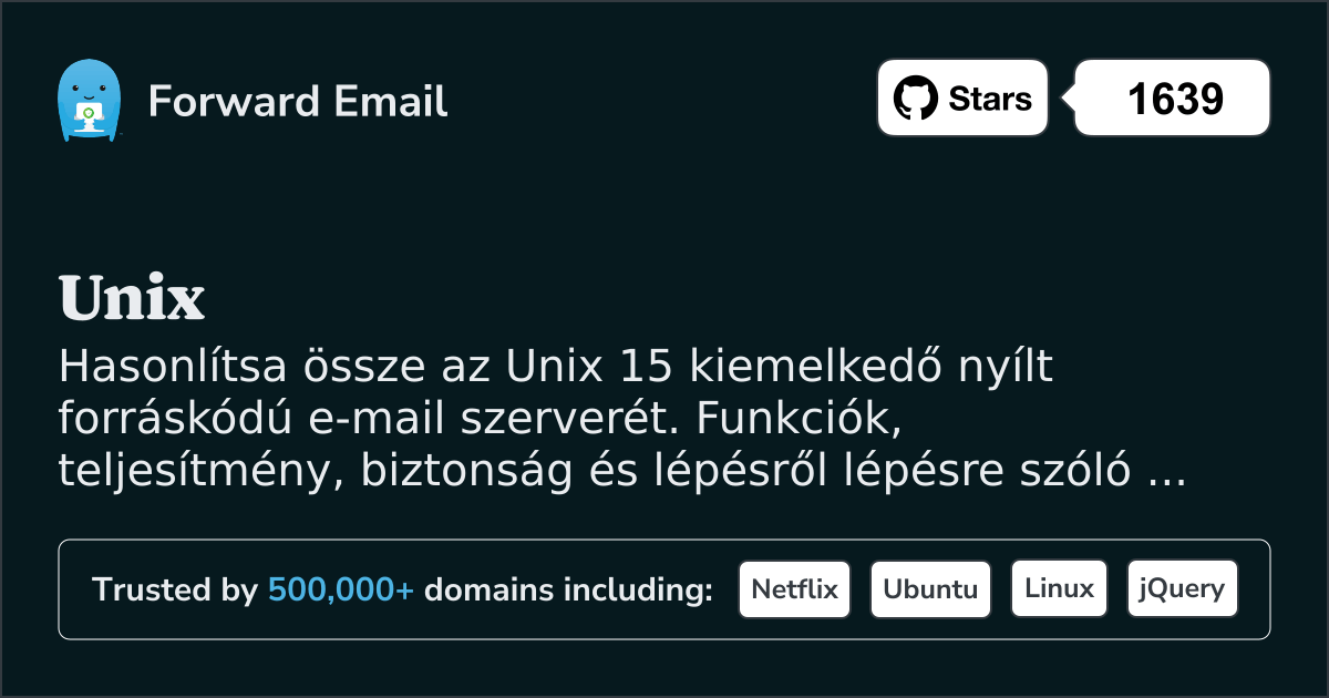 15 Kiemelkedő Nyílt Forráskódú E-mail Szerver a Unix 2026-hoz