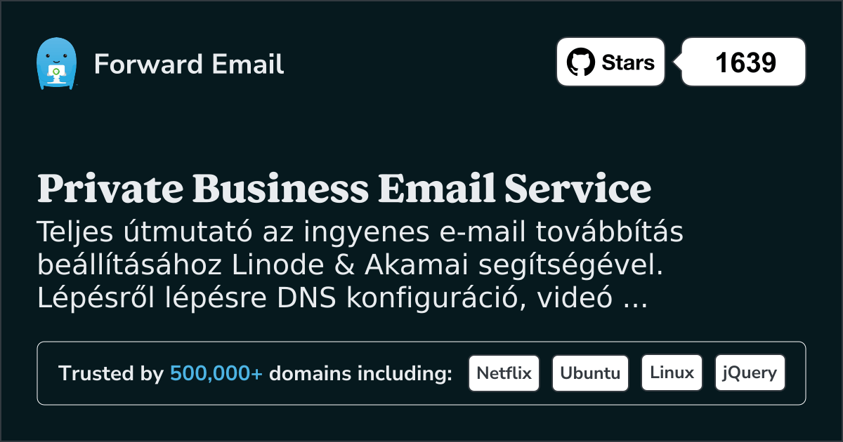 Hogyan állítsd be az e-mailt Linode & Akamai segítségével