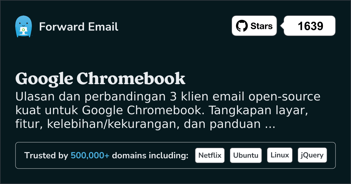 3 Klien Email Open Source Kuat untuk Google Chromebook 2026