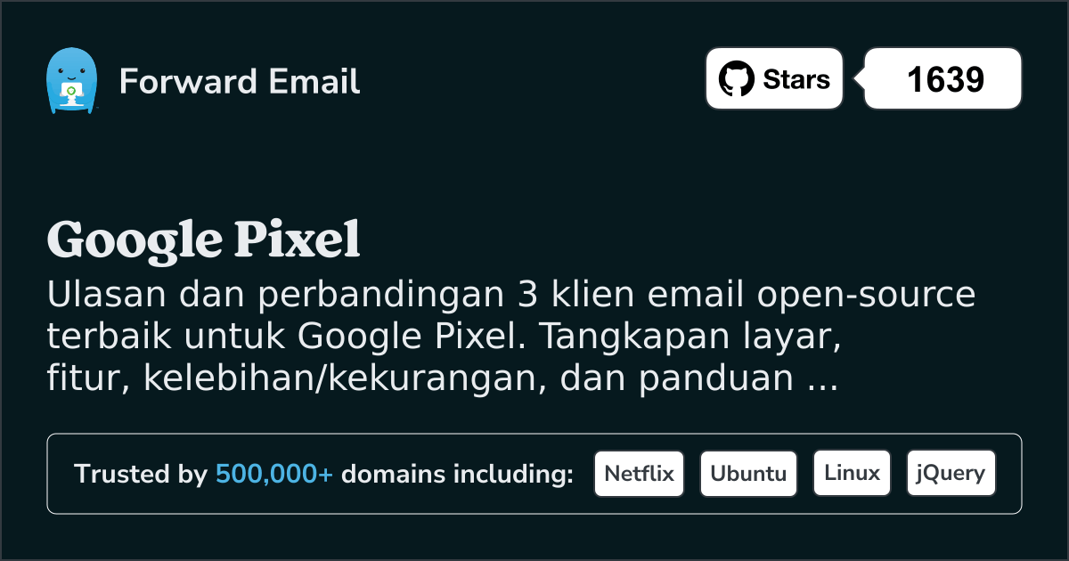 3 Klien Email Open Source Terbaik untuk Google Pixel 2026