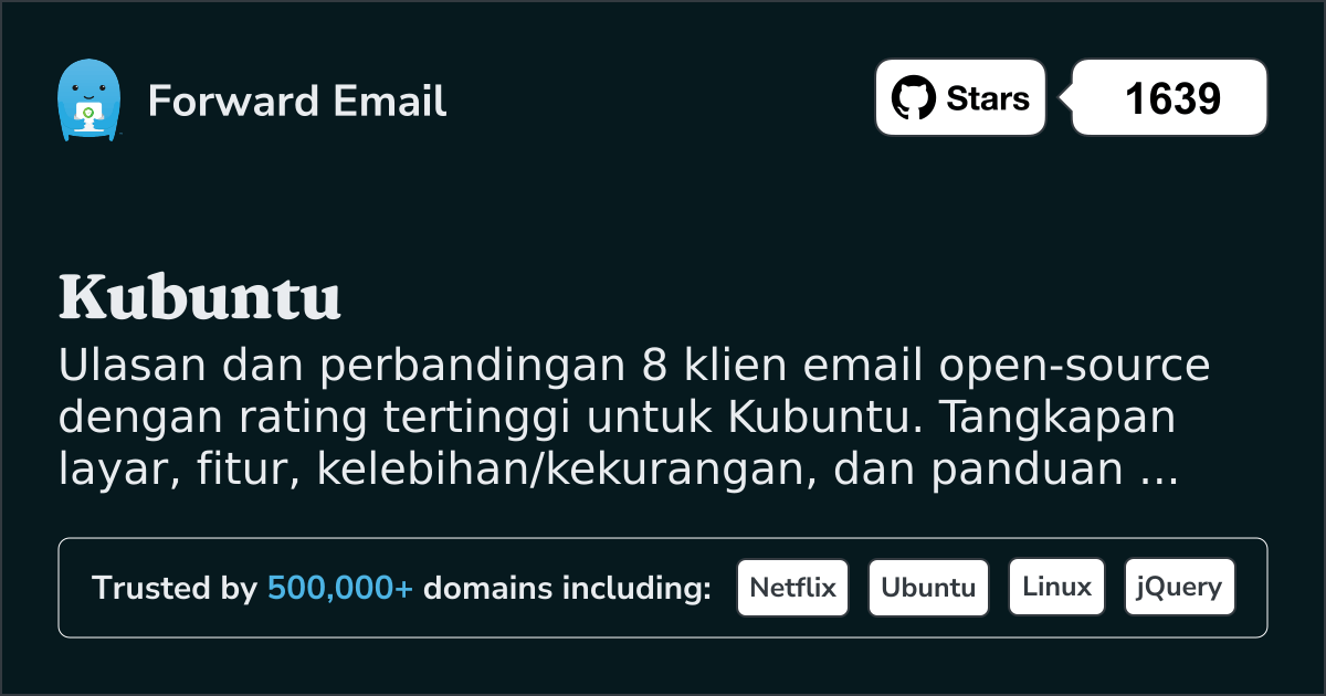 8 Klien Email Open Source Berperingkat Tertinggi untuk Kubuntu 2026