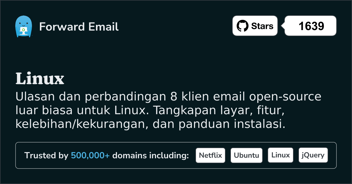 8 Klien Email Open Source Luar Biasa untuk Linux 2026