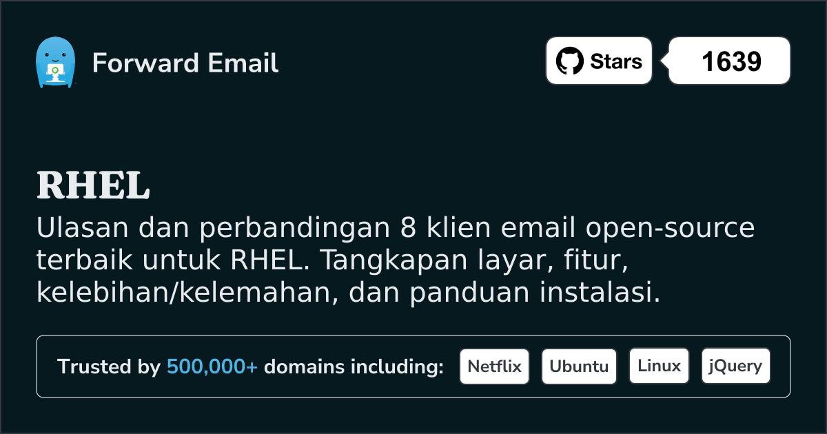 8 Klien Email Open Source Sangat Baik untuk RHEL 2026