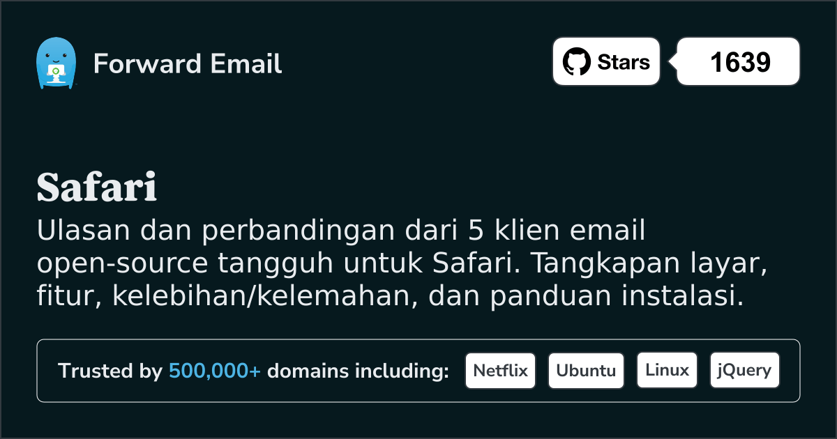 5 Klien Email Open Source Perkasa untuk Safari 2026