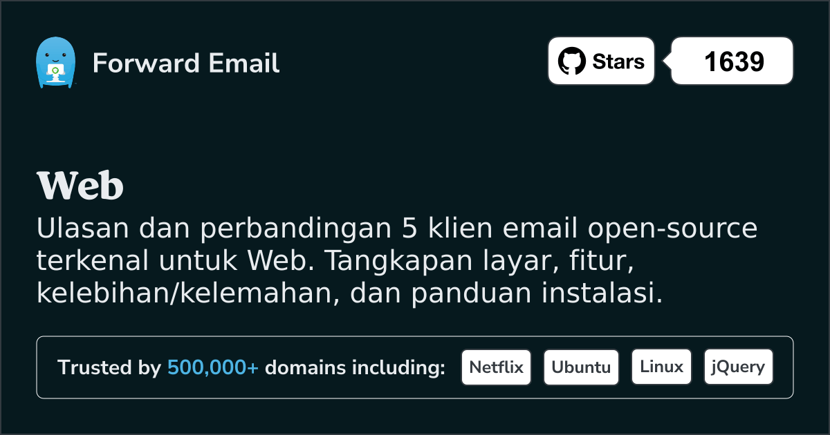5 Klien Email Open Source Terkenal untuk Web 2026