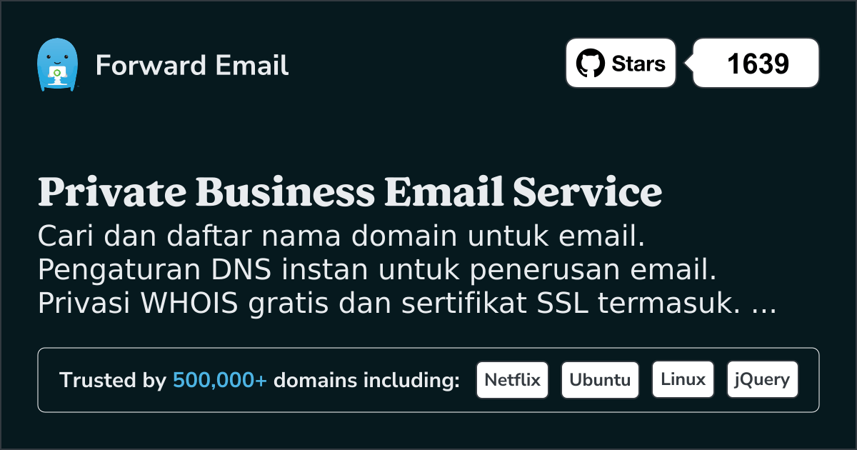 Daftar Domain untuk Email - Temukan Nama Domain Sempurna Anda