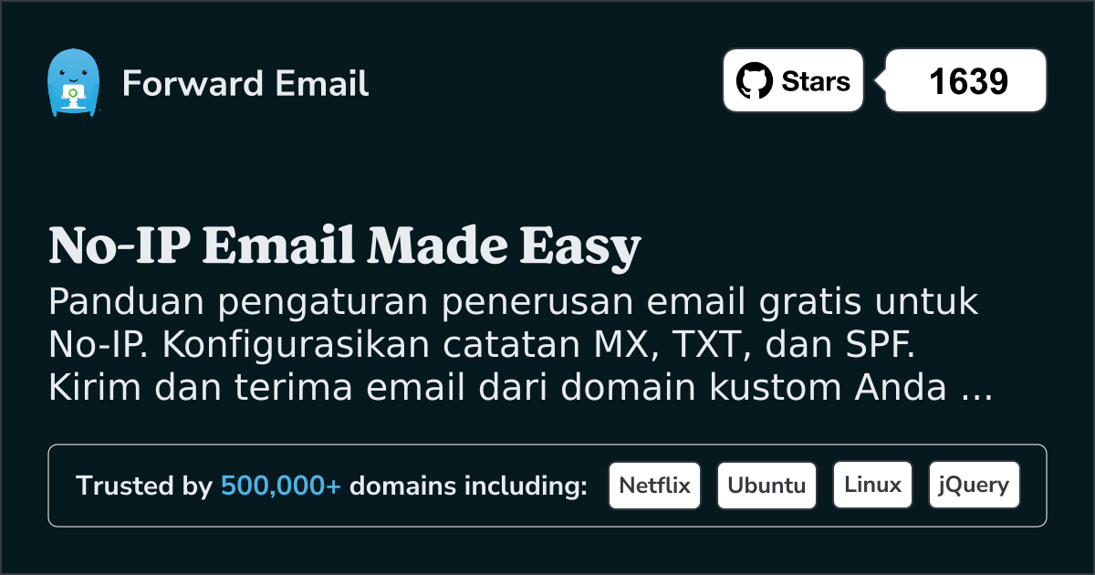 Cara Mengatur Email dengan No-IP