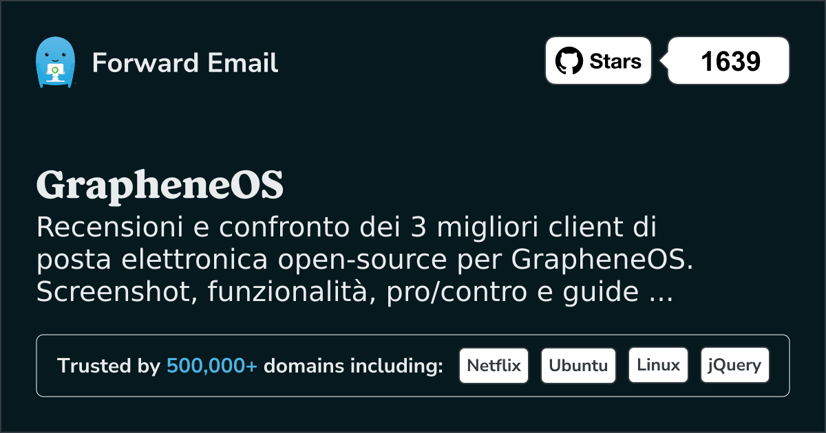 3 Client Email Open Source Top per GrapheneOS 2026