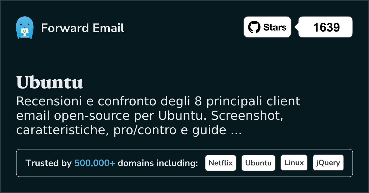 8 Client Email Open Source Leader per Ubuntu 2026