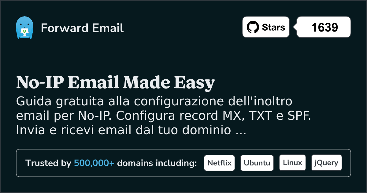 Come configurare l'email con No-IP
