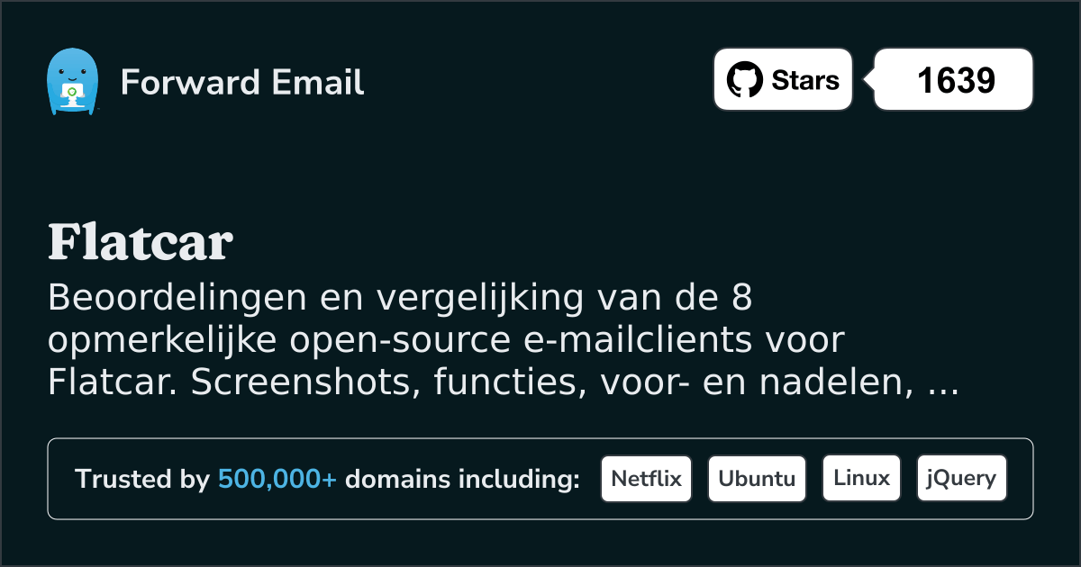 8 Opmerkelijke Open Source E-mailclients voor Flatcar 2026