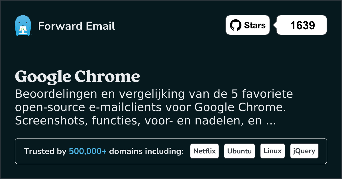 5 Favoriete Open Source E-mailclients voor Google Chrome 2026