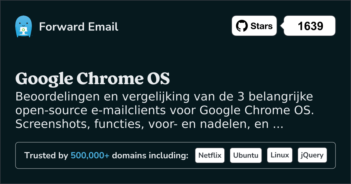 3 Belangrijke Open Source E-mailclients voor Google Chrome OS 2026