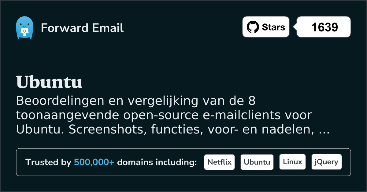 8 Toonaangevende Open Source E-mailclients voor Ubuntu 2026