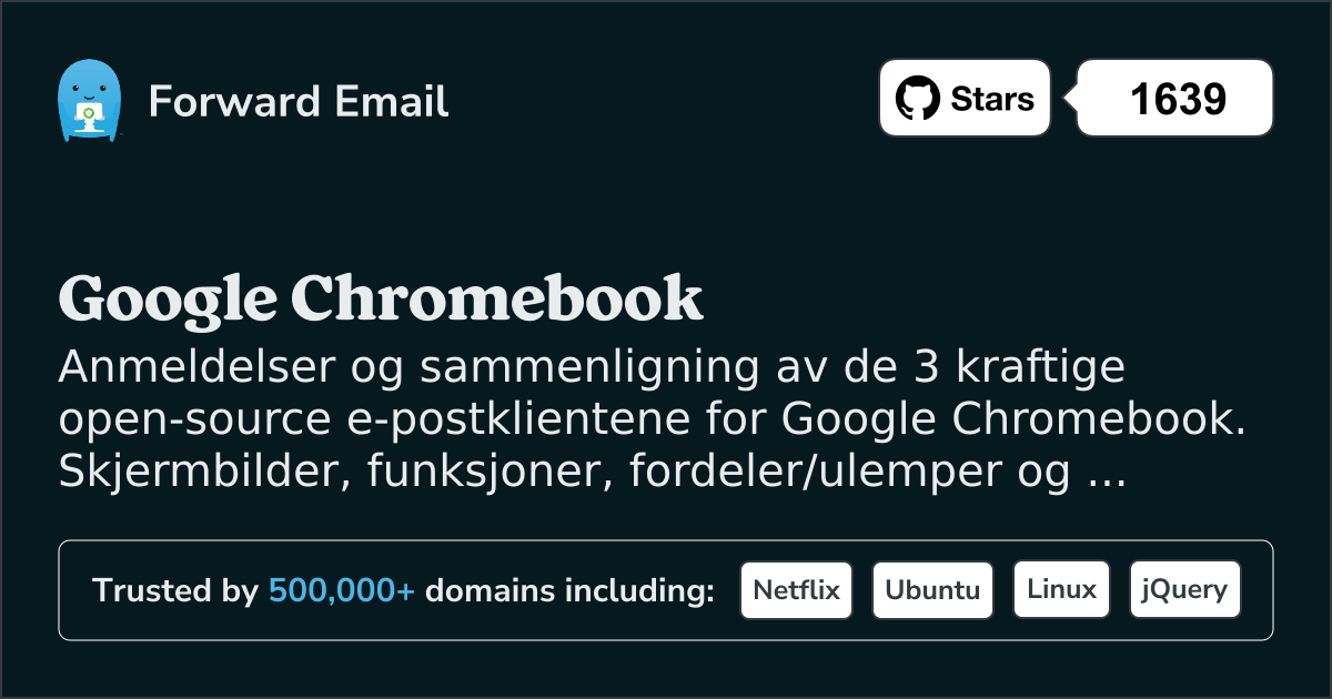 3 kraftige open source e-postklienter for Google Chromebook 2026