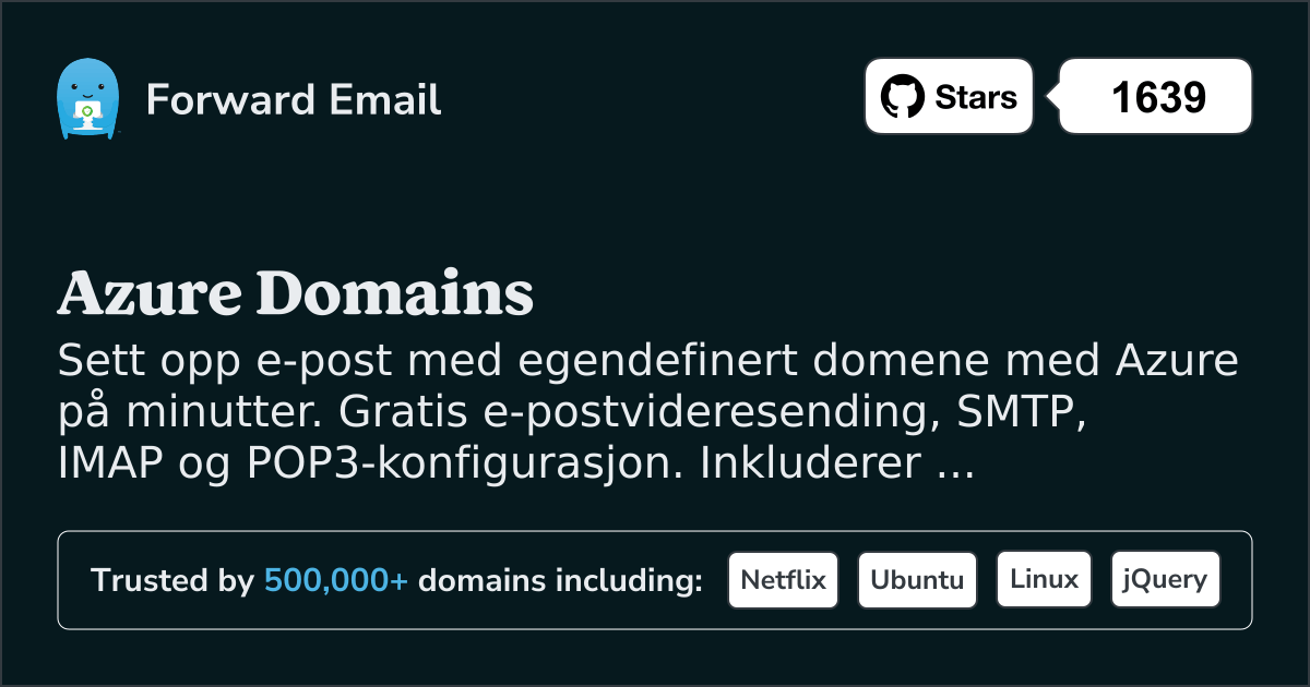 Slik konfigurerer du e-post med Azure